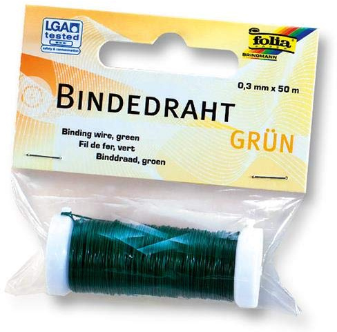 Folia Bouillon Wire 0.3 mm x 60 m Green