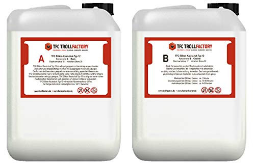 TFC Troll Factory silicone gomma tipo 12 Bianco Shore 30 Super portata