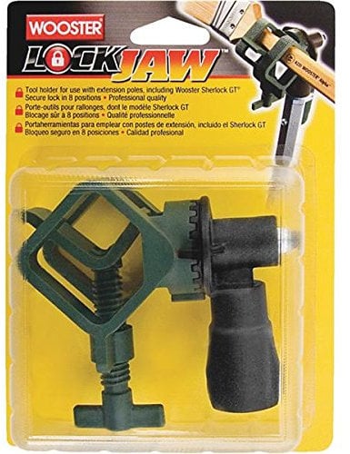 Wooster Lock Jaw 1-3/8 in. Dia. Plastic Tool Holder Green