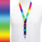 Rolseley Mehrfarbig Schlüsselband Umhängeband Trageband mit Sicherheitsverschluss und Schwenk Karabinerhaken(1 Regenbogen)