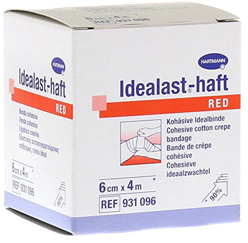 Idealast-Haft Color Binde 6 Cmx4 m rot