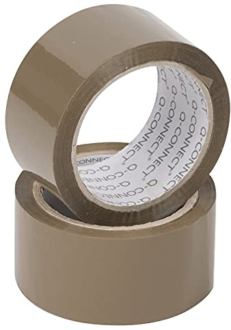 Packaging Tape Q-CONNECT, 48mm, 50y, brown