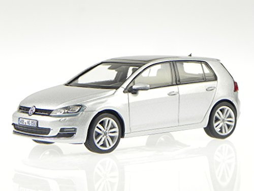VW Golf 7 4-Door 2013 Reflex Silber Modellauto Herpa 1:43