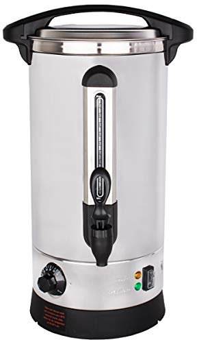 Beeketal 'BGWK10' Gastro Glühweinkocher 10 Liter Volumen mit Füllstandskala, Anit-Tropf Zapfhahn und stufenlos regelbarem Thermostat (30-110 °C), Profi Edelstahl Wasserkocher mit 1500 Watt Leistung