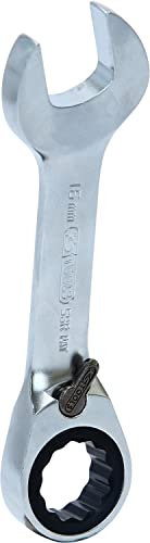 KS Tools 503.4639 GEARplus Ratschenringmaulschlüssel, kurz, 16mm