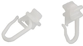 Liedeco X-Gleiter für 6mm Laufkanal bei Innenlaufprofilen mit 20mm Durchmesser | weiß | 20 Stück