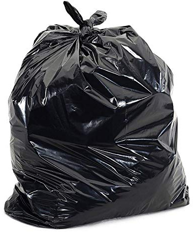 200x Heavy Duty Black Refuse Sacks Strong Bin Bags Liner Pouch Rubbish 160G