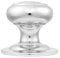 Centre Door Knob (External Door Furniture) - Finish - Polished Chrome (CP)