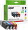 KMP Tintenpatrone passend für Canon CLI571CXL, CLI571MXL Multipack - für Pixma MG5750 MG5751 MG5752 MG5753 MG6850 MG6851 MG6852 MG6853 MG7750 MG7 etc.