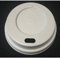 Paper Cup Company 4oz White Disposable Plastic Hot Drink Coffee Machine Tea Catering Cups Sip Lids - Pack of 100