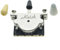 Kaish - Interruttore a levetta a 3 posizioni per chitarra, per selettore pickup, per Strat-Tele, resistente, 3 punte in plastica.
