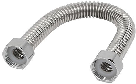 Aexit Chauffe-eau G3/4 30cm acier Inox 304- flex flexible douche 588Q329