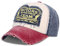 Alsino Unisex Baseball Cap Motor Racing Team Retro Vintage Used-Look Größenverstellbar aus 100% Baumwolle, blau rot