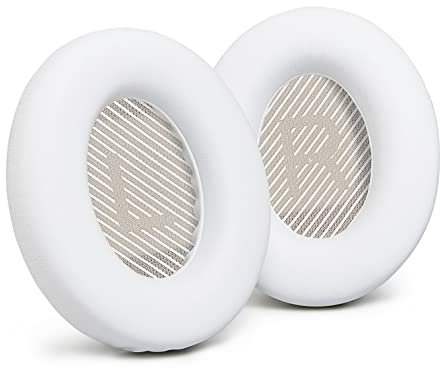 Premium-Ohrpolster kompatibel mit Bose Noise Cancelling 700 (Bose NC700) Kopfhörer (Weiß). Premium-Proteinleder | Weicher Schaumstoff mit hoher Dichte | Erhöhter Komfort und Haltbarkeit