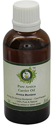 Arnika Öl | Arnica Montana | Arnika Massage Öl | Für Haare | Für Gesicht | Zur Schmerzlinderung | 100% reines natürlich | Kaltgepresste | Arnica Oil | 30ml | 1.01 Unzen By R V Essential