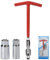 Oumuik - Chiave per Candele Set di candele per riparazione auto, adatto per moto chiavi a t 16/21mm
