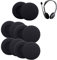 Headphone pad 2 Inch Foam Pad EarPad Ear Cover Compatible with Sony Philips Headphone, 5 Pairs, Black