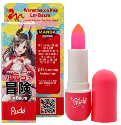 RUDE Cosmetics Lippenbalsam – Watermelon Kiss – Basis & Pflege der Lippen – Watermelon Kiss 3,5 g