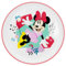 Plato infantil reutilizable bicolor con base antideslizante de Minnie Mouse