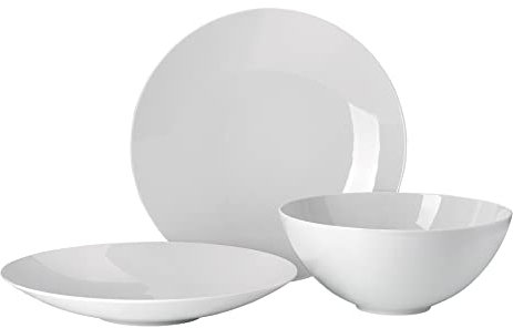 Rosenthal TAC Gropius Weiß Set 3-TLG./2Te+1Schü