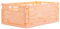 Brandsseller Boîte pliante L Panier à Provisions stable Corbeille de Transport empilable Caisse de Rangement - Rose