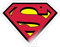 Spreadshirt DC Comics Superman Logo Original Sticker, max. 10 x 10 cm, 10 x 10 cm, Weiß glänzend
