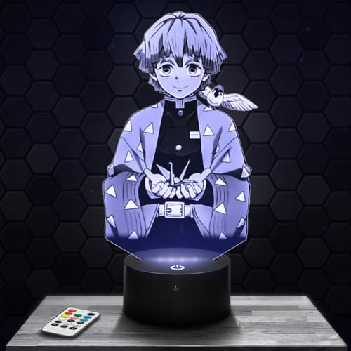 Lampe Manga Zenitsu Agatsuma deko Zimmer Junge Lampe 3D Manga Zenitsu Agatsumaobjekt Manga Cartoon Anime Geschenk gedämpftes Licht Nachtlicht deko Büro. Eigenartig Geschenk Weihnachten Teenager