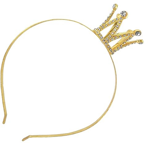 Abaodam Haarschmuck für Kinder Krone der Abschlussballkönigin Stirnbänder im Kronendesign Strass-Krone Tiara Haarreifen Partyzubehör Cosplay Stirnband Partybedarf Kopfbedeckung Braut