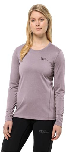 Jack Wolfskin Damen Sky Thermal L/S Wander-Shirt, Wild Blossom, L EU