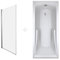 Jacob Delafon Baignoire Corvette + mitigeur monotrou + Pare Bain
