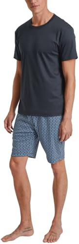 CALIDA Relax Streamline Kurz-Pyjama Herren, aus 100% Baumwolle