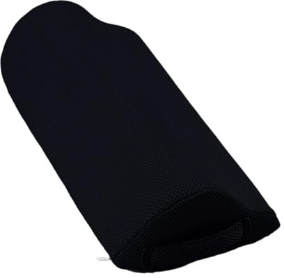 LOVIVER Beinkissen, Memory Foam, Nackenrolle, Netzgewebe, atmungsaktives Geschenk, Kissen für den unteren Rücken, Kniekissen für das Schlafen im Bett zu, Schwarz