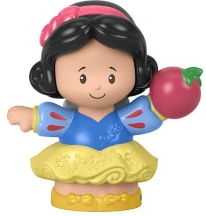 Little People Ersatzteil für Fisher-Price Talking Castle Puppenhaus Spielset - Ersatz Prinzessin Schneewittchen Figur hält einen Apfel