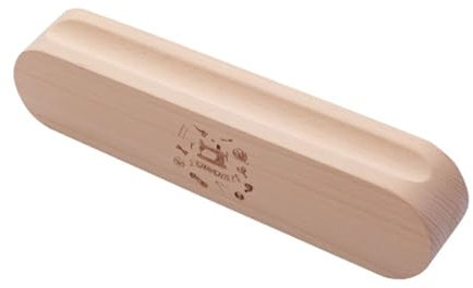 THINCAN Ferro da stiro a vapore, battitore per legno con scala da 6 pollici per lisciare il tessuto Quilting Stiratura