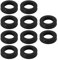 The Lord of the Tools 10pcs Pump Head Sealing Ring 12x20x5mm Oil Seal Pump Pressure Washer Water Seals Kit for High Pressure Cleaning Machine FK47 Black