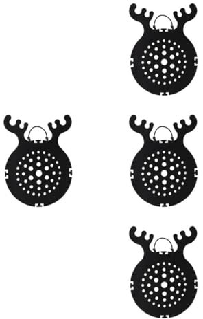 Happyyami 4 Piezas Tabla De Plantación De Helecho Cuerno De Ciervo Decoración De Macetas De Pared Suculentas Pararse Muro Colgador De Pared para Plantas Montaje Platicerio Black Acrílico