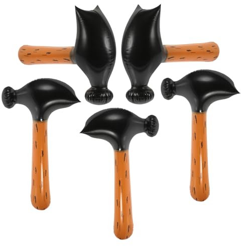 KONTONTY 5pcs Inflatable Hammer Toys for Boys and Girls Pvc Decorative Hammer Toy for Boys Girls Inflatable Party