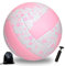 Bibykivn Volleyball,Beachvolleyball,Weicher Touch Volleyball Training für Beach Outdoor Indoor Spiel,Offizieller Größe 5,Artikel mit Rucksack und Pump Mesh Bag (Rosa Stern)