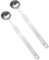 Measuring Spoons 2Pcs, Stainless Steel Digital Measuring Spoon Teaspoon 5 ML Coffee Scoop Fit for Coffee Scoop Tools, Matcha Scoops for Powder Kitchen Gadgets for Cooking Baking