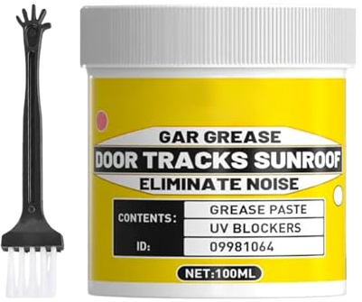 Protoence Graisse Toit Ouvrant - Lubrifiant Réduction du Bruit,100g Graisse Toit Ouvrant Porte Auto | Pour Poignée Charnière Roulement Porte De Garage Portail Camion Véhicule