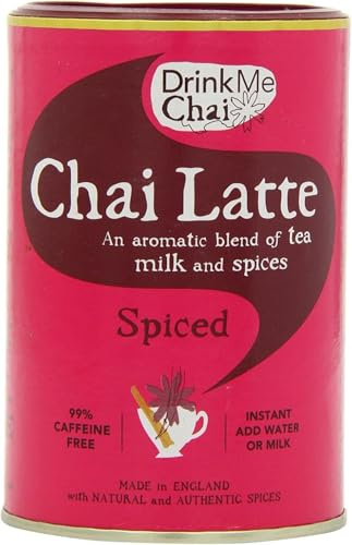 Mitram Spiced Chai Latte Instant Tea Powder, Premium Hot Drink Mix with Warming Spices, 250g, Contains Milk and Gluten, May Contain Tree Nuts