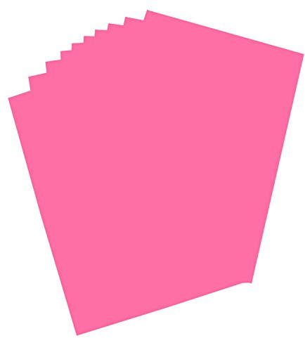 folia 65270 - Plakatkarton, ca. 48 x 68 cm, 10 Bögen, 380 g/qm, einseitig altrosa gefärbt - ideal zum Basteln oder Erstellen von Plakaten und Anzeigen