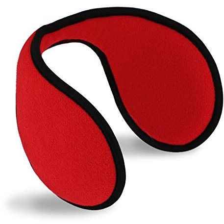 fiebig Ohrenschützer (Ohrenwärmer) für Damen und Herren | Earband in One Size Einheitsgröße 54-63 cm | innovativer Ohrenschutz hält die Ohren warm im Winter | Ohrwärmer (Rot)