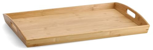 Zeller 25271 Tablett, Bamboo 58 x 38 x 6 cm
