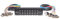 Seismic Audio SARMSS-24x1515-24-Kanal-XLR-TRS-Kombi-Splitter-Schlangenkabel – zwei 38,1 cm XLR-Trunks Rack-Halterung