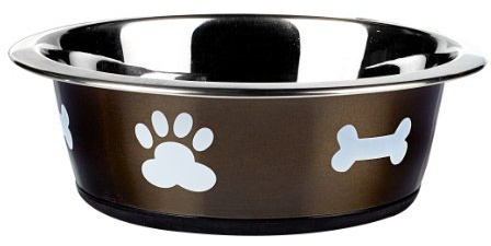 Classic Pet Products Classic Posh Paws Dish, 1600 ml, Graphite