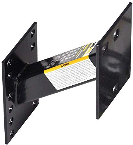 MaxxHaul 70214 Porte-pneu de secours pour remorque utilitaire, 25,4 cm et 30,5 cm, noir