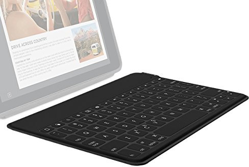 Logitech Keys-to-Go Türkische Tastatur für Mobilgeräte, QWERTY-Tastatur, schwarz, Bluetooth, QWERTY, Türkisch, universal, schwarz, spritzwassergeschützt, kabellos