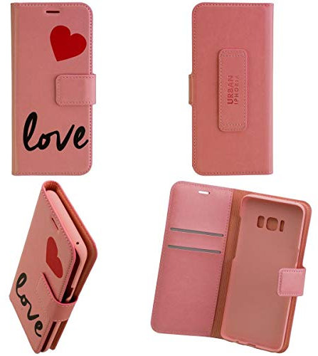 Peter Jäckel 16165 5.8 Folio Pink Schutzhülle für Handy – Hülle für Mobiltelefone (Folio, Samsung, G950 Galaxy S8, 14,7 cm (5.8), Pink)