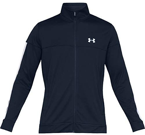 Under Armour Sportstyle Pique Track Jacket, Haut Homme - Bleu (Academy / Academy / White) - S